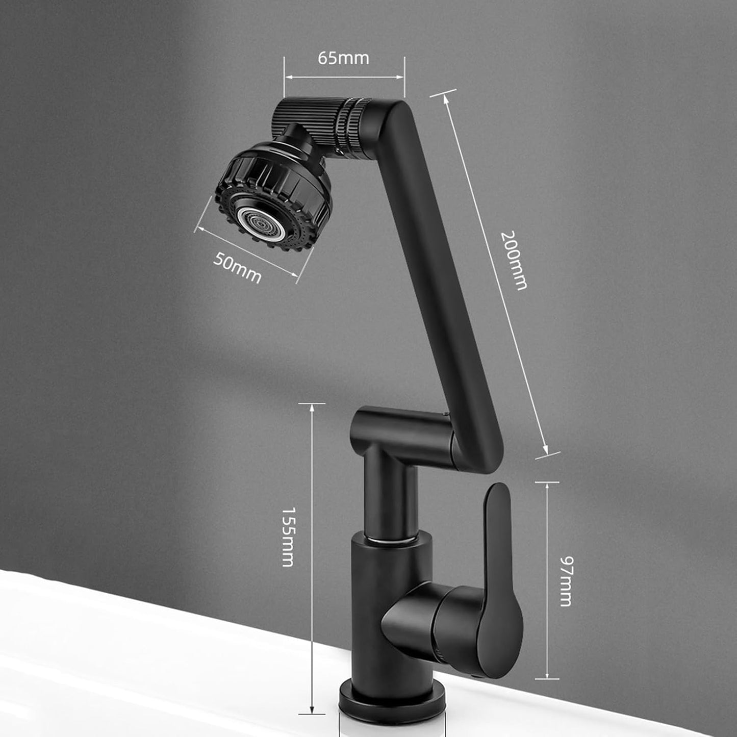 Grifo Multifuncional con Rotación 360°