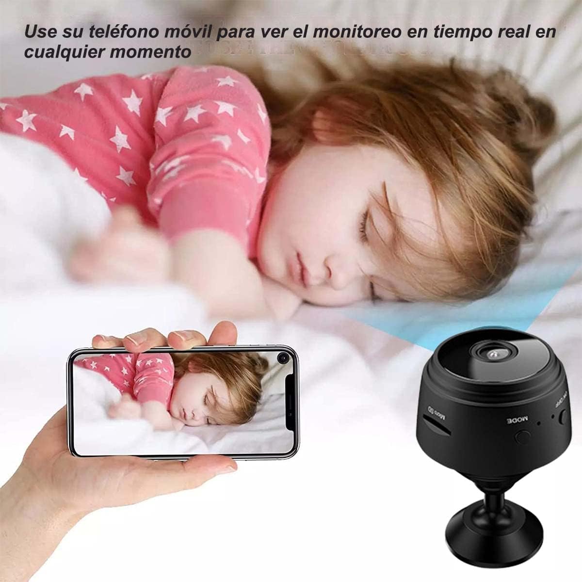 MINI CAMARA DE SEGURIDAD X3 UNIDADES