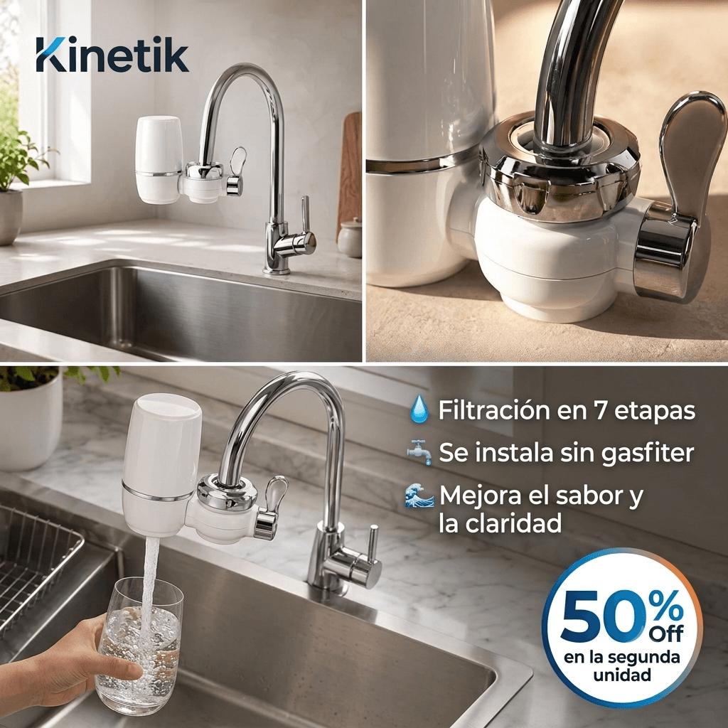 Filtro Purificador de Agua 7 Etapas