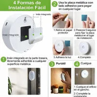Pack 3 Lámparas LED Recargables con sensor de movimiento.